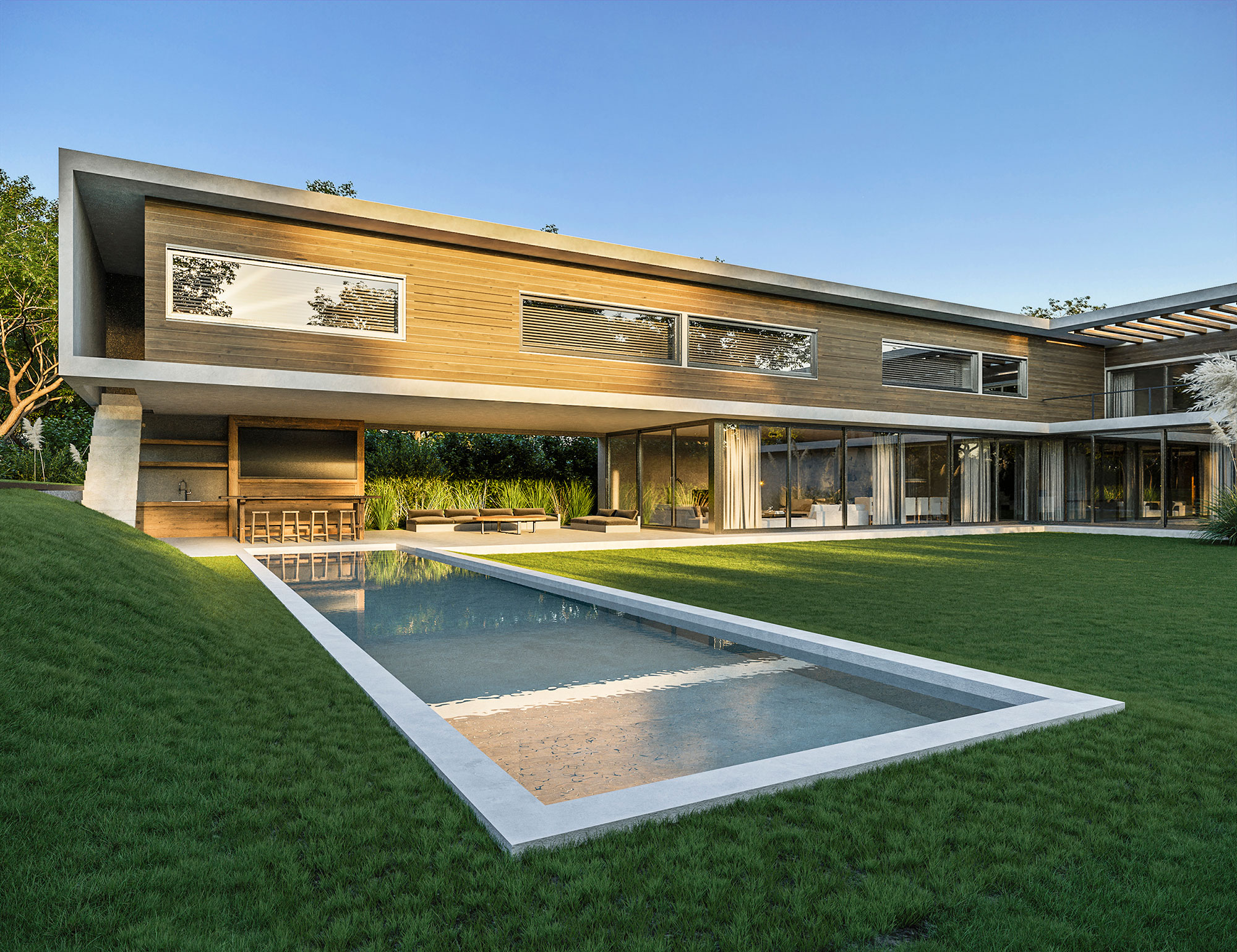  front of Dalvian House - Pool
